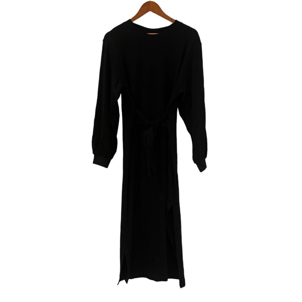NWT! & other stories black fleece dress